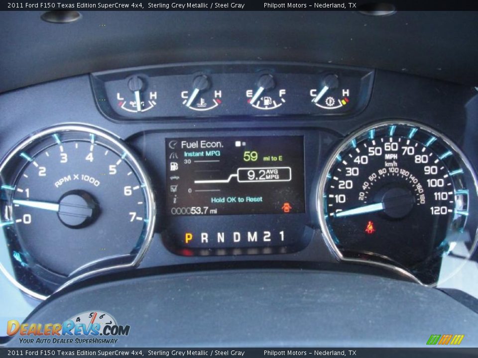 2011 Ford F150 Texas Edition SuperCrew 4x4 Gauges Photo #34