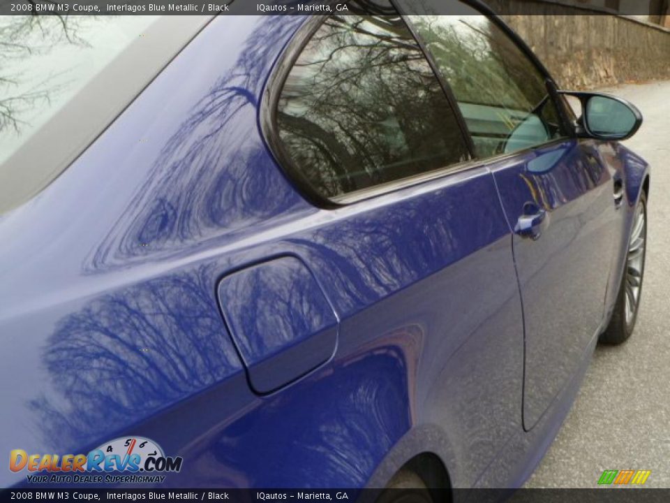 2008 BMW M3 Coupe Interlagos Blue Metallic / Black Photo #11