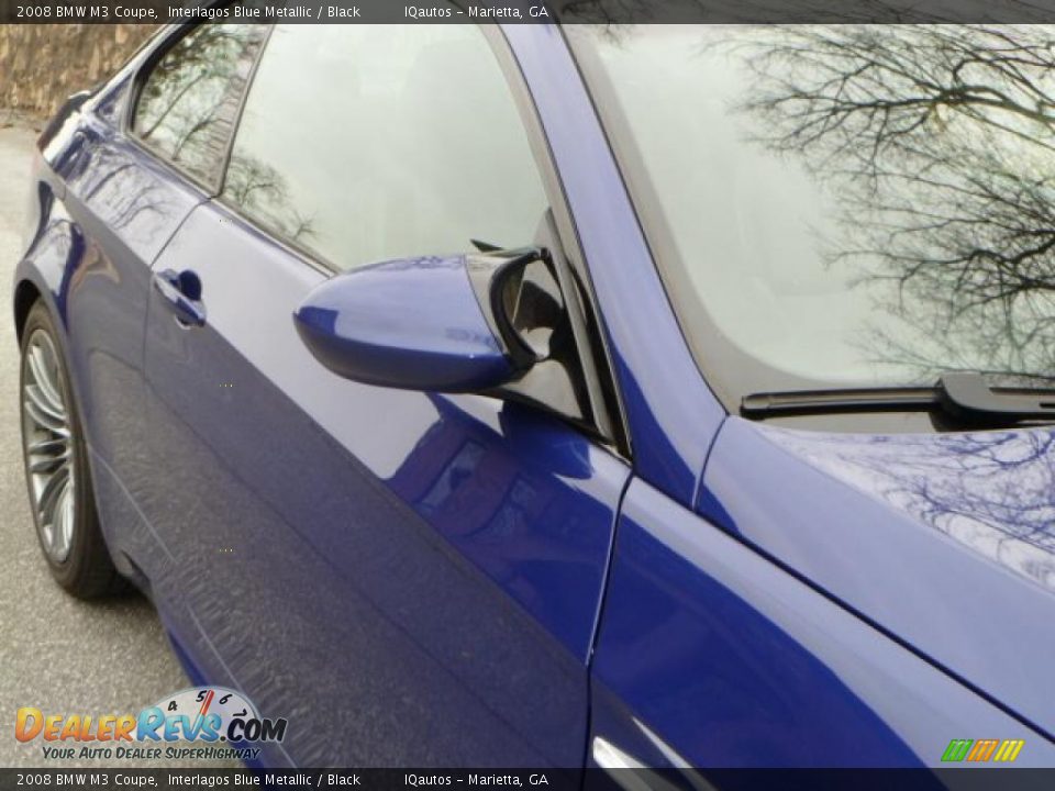 2008 BMW M3 Coupe Interlagos Blue Metallic / Black Photo #13