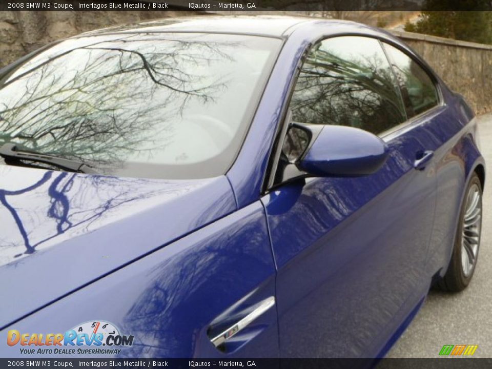 2008 BMW M3 Coupe Interlagos Blue Metallic / Black Photo #15