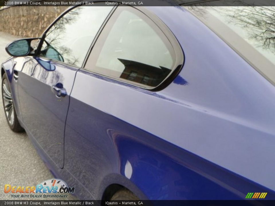 2008 BMW M3 Coupe Interlagos Blue Metallic / Black Photo #16