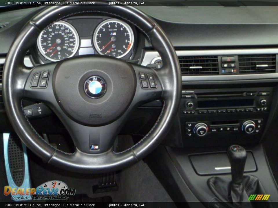2008 BMW M3 Coupe Interlagos Blue Metallic / Black Photo #19