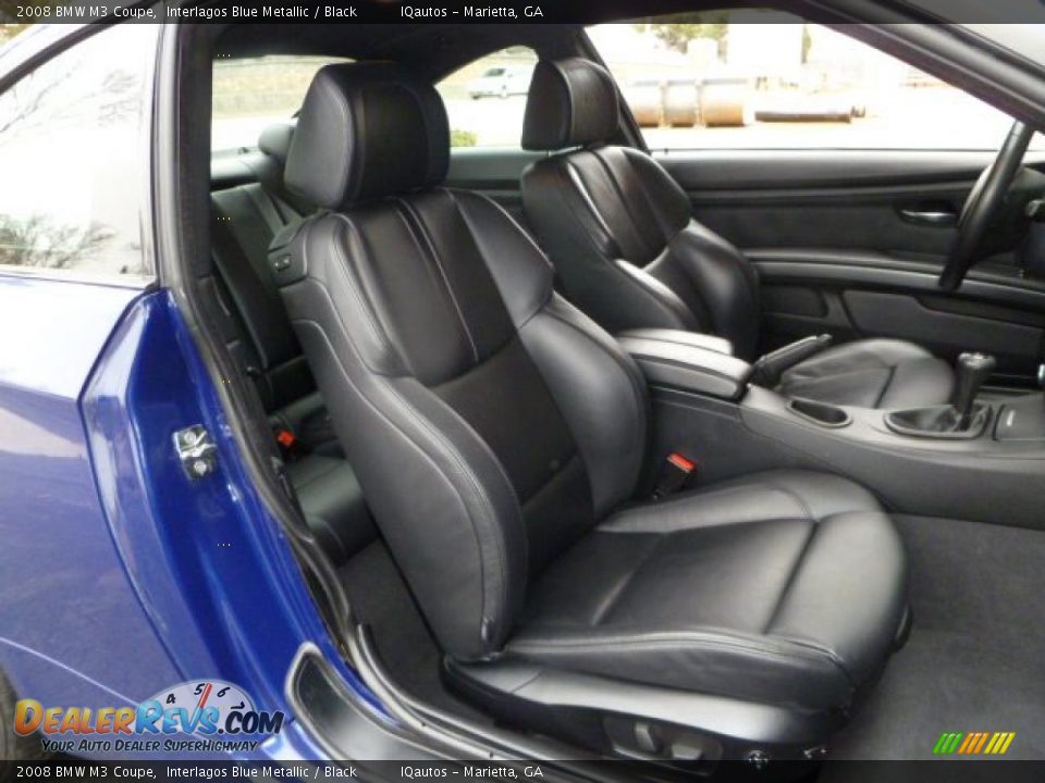 2008 BMW M3 Coupe Interlagos Blue Metallic / Black Photo #22