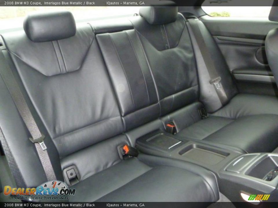 2008 BMW M3 Coupe Interlagos Blue Metallic / Black Photo #24