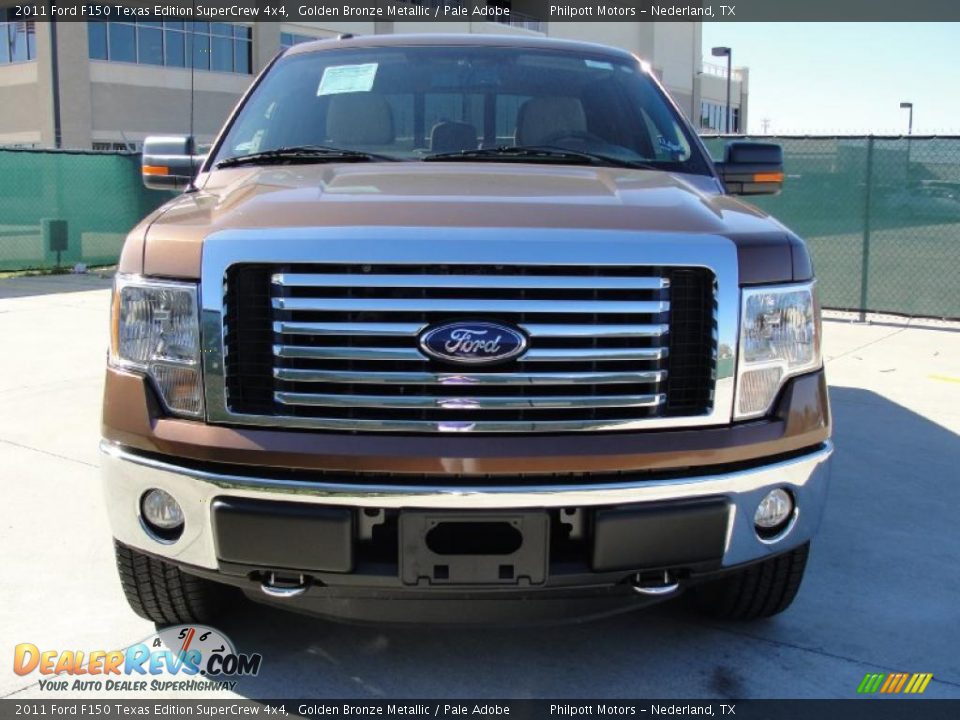 2011 Ford F150 Texas Edition SuperCrew 4x4 Golden Bronze Metallic / Pale Adobe Photo #8