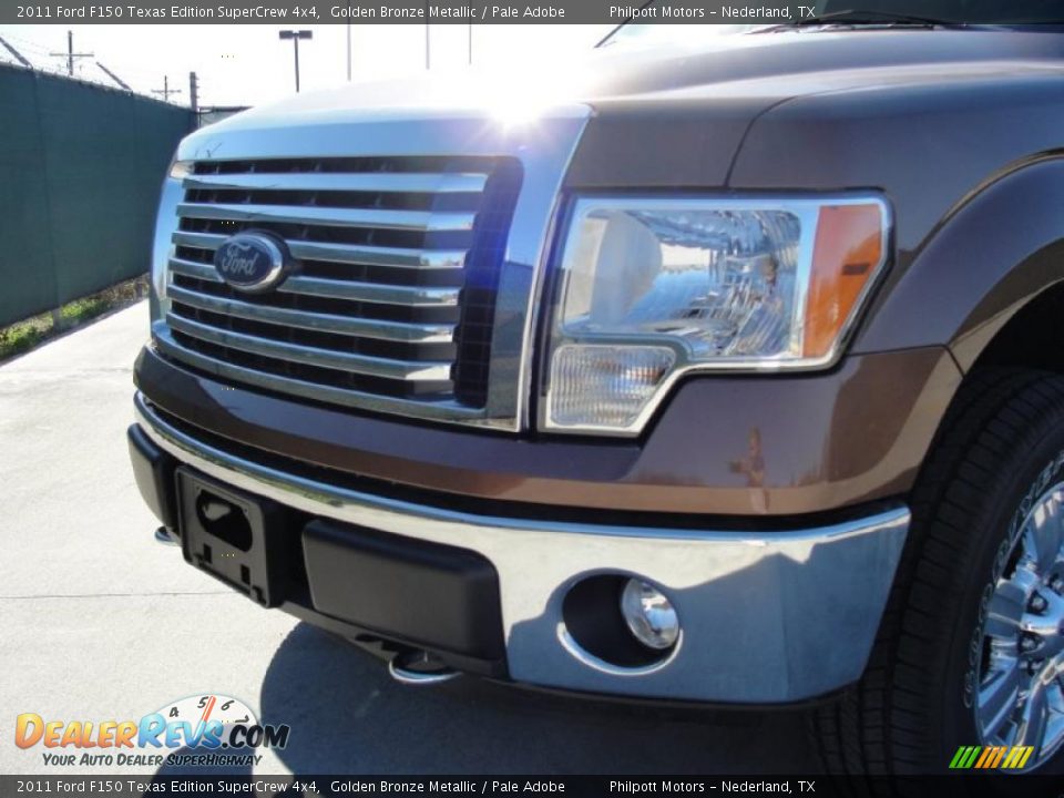 2011 Ford F150 Texas Edition SuperCrew 4x4 Golden Bronze Metallic / Pale Adobe Photo #9