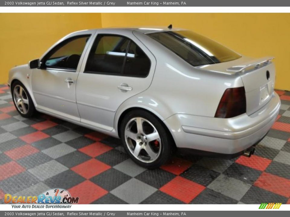 2003 Volkswagen Jetta GLI Sedan Reflex Silver Metallic / Grey Photo #3