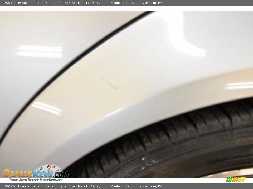 2003 Volkswagen Jetta GLI Sedan Reflex Silver Metallic / Grey Photo #19