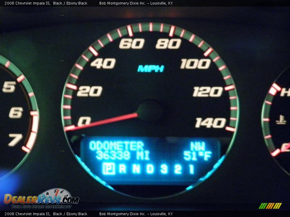 2008 Chevrolet Impala SS Black / Ebony Black Photo #15