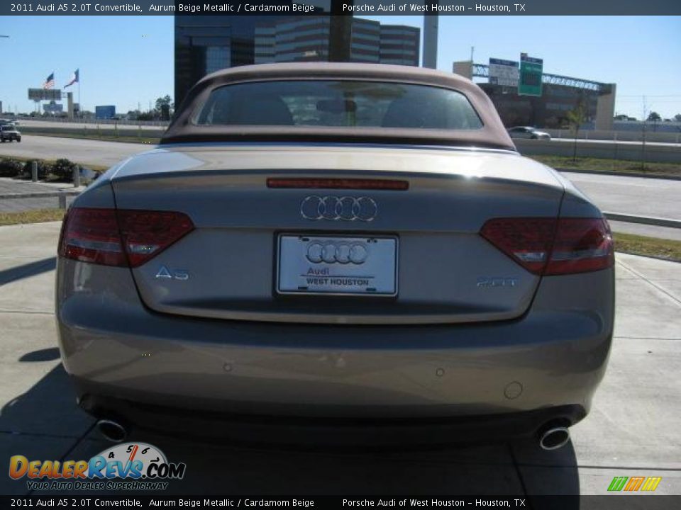 2011 Audi A5 2.0T Convertible Aurum Beige Metallic / Cardamom Beige Photo #3