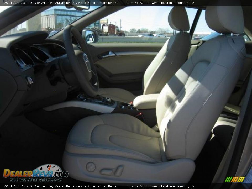 2011 Audi A5 2.0T Convertible Aurum Beige Metallic / Cardamom Beige Photo #5