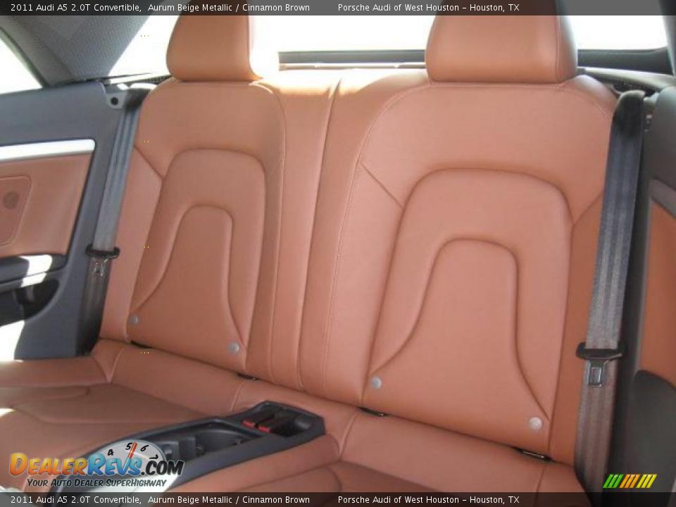 Cinnamon Brown Interior - 2011 Audi A5 2.0T Convertible Photo #7