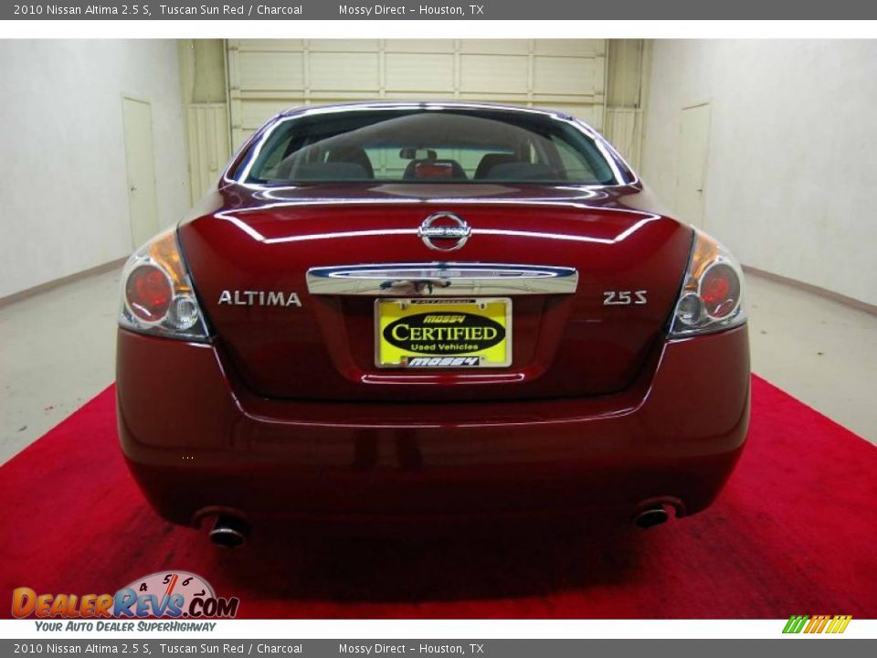 2010 Nissan Altima 2.5 S Tuscan Sun Red / Charcoal Photo #5