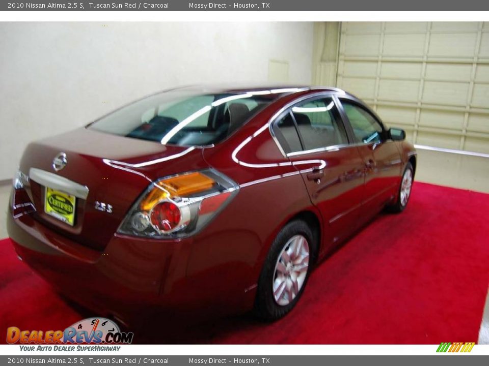 2010 Nissan Altima 2.5 S Tuscan Sun Red / Charcoal Photo #6