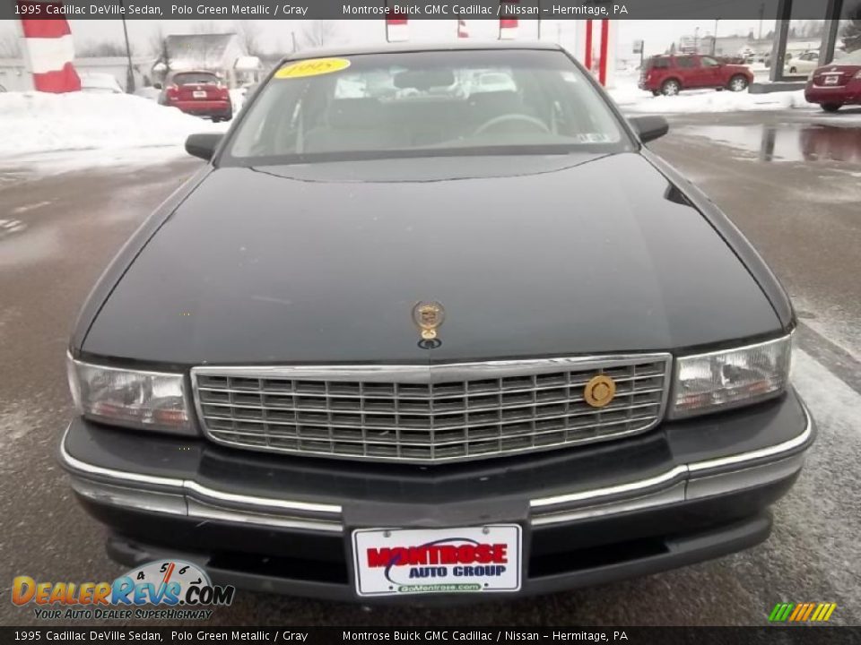 1995 Cadillac DeVille Sedan Polo Green Metallic / Gray Photo #2