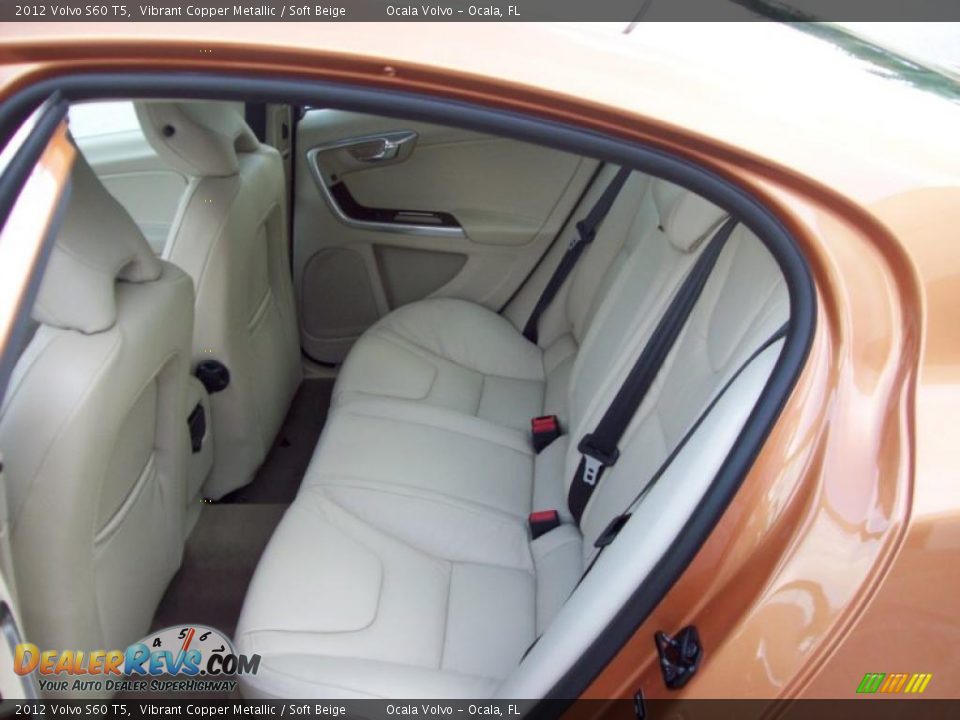 Soft Beige Interior - 2012 Volvo S60 T5 Photo #12