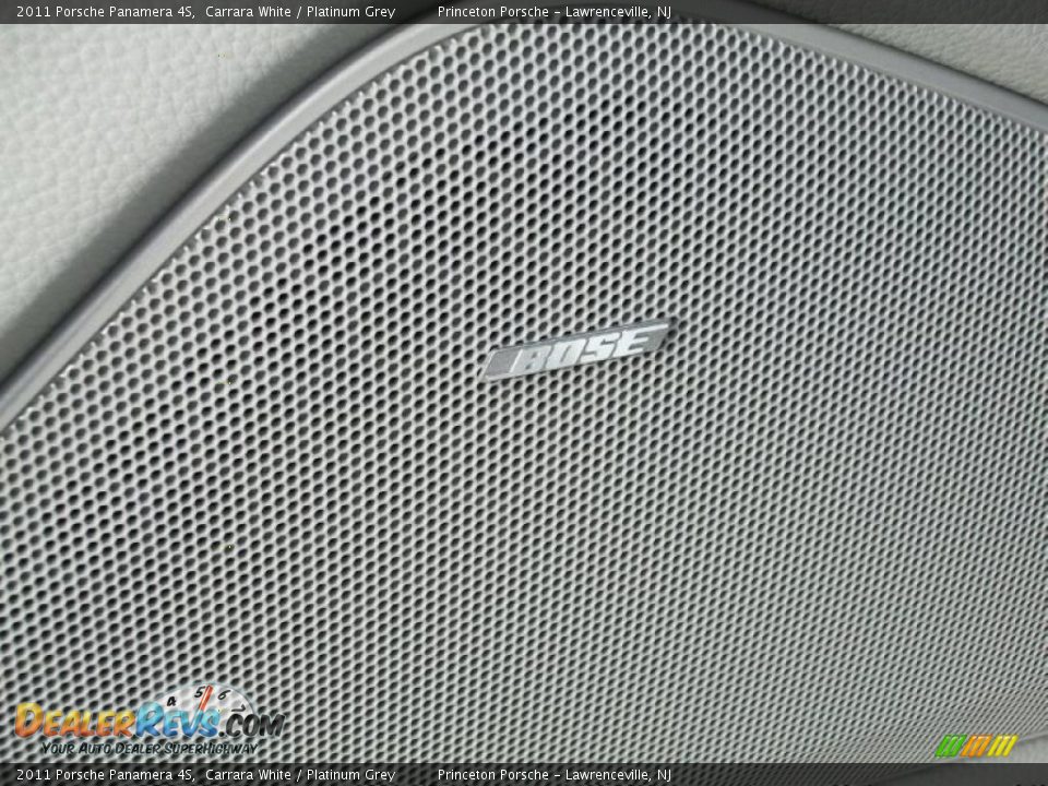 2011 Porsche Panamera 4S Carrara White / Platinum Grey Photo #8