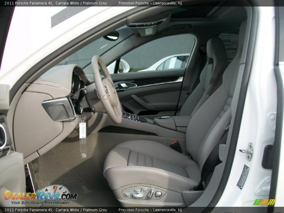 Platinum Grey Interior - 2011 Porsche Panamera 4S Photo #11