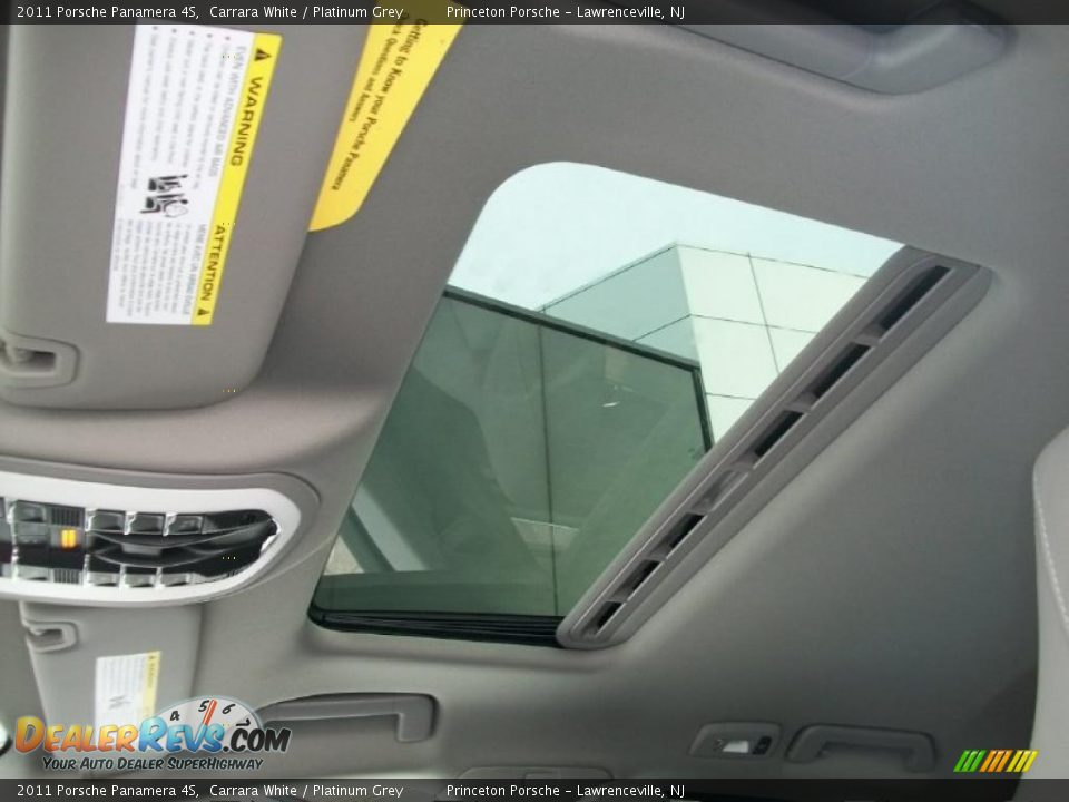 2011 Porsche Panamera 4S Carrara White / Platinum Grey Photo #19