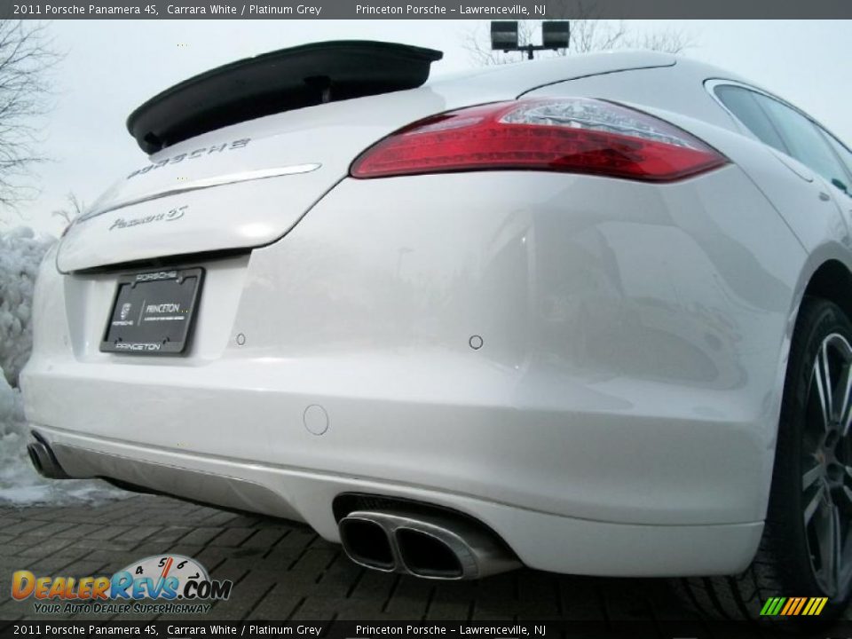 2011 Porsche Panamera 4S Carrara White / Platinum Grey Photo #21