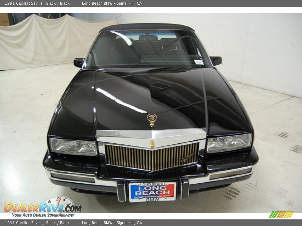 1991 Cadillac Seville Black / Black Photo #5