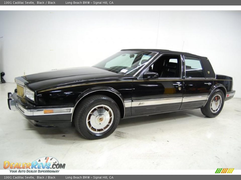 1991 Cadillac Seville Black / Black Photo #9