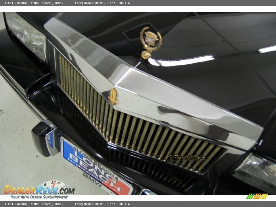 1991 Cadillac Seville Black / Black Photo #12