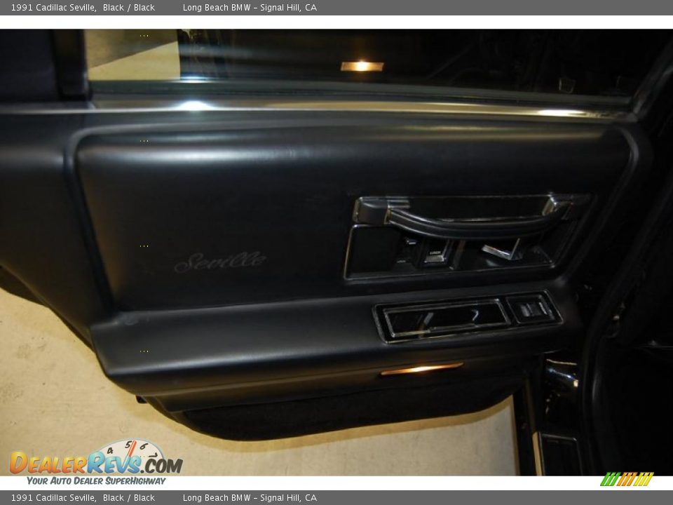1991 Cadillac Seville Black / Black Photo #25