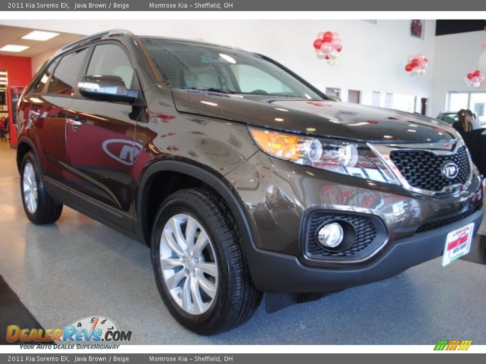 2011 Kia Sorento EX Java Brown / Beige Photo #8