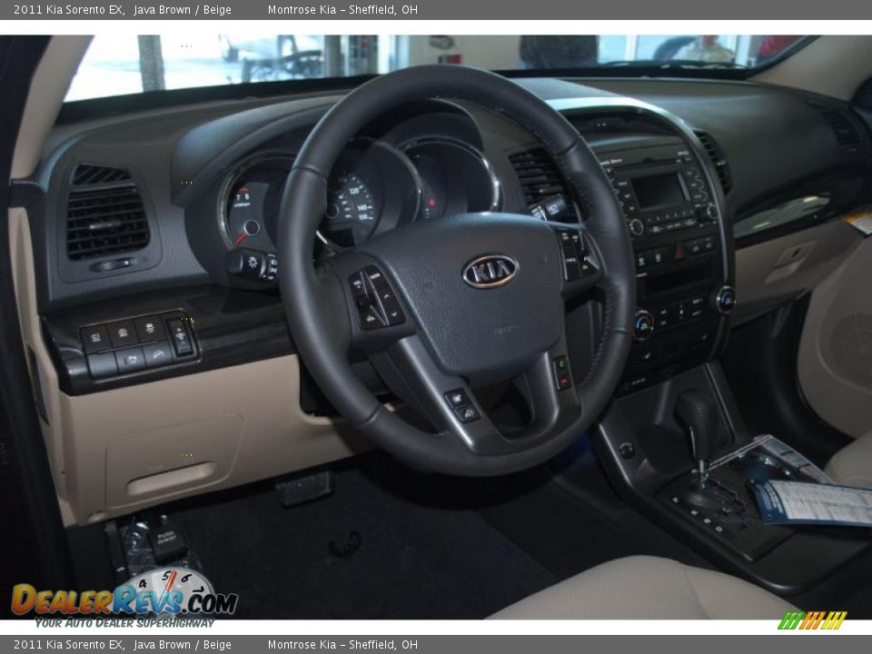 2011 Kia Sorento EX Java Brown / Beige Photo #12