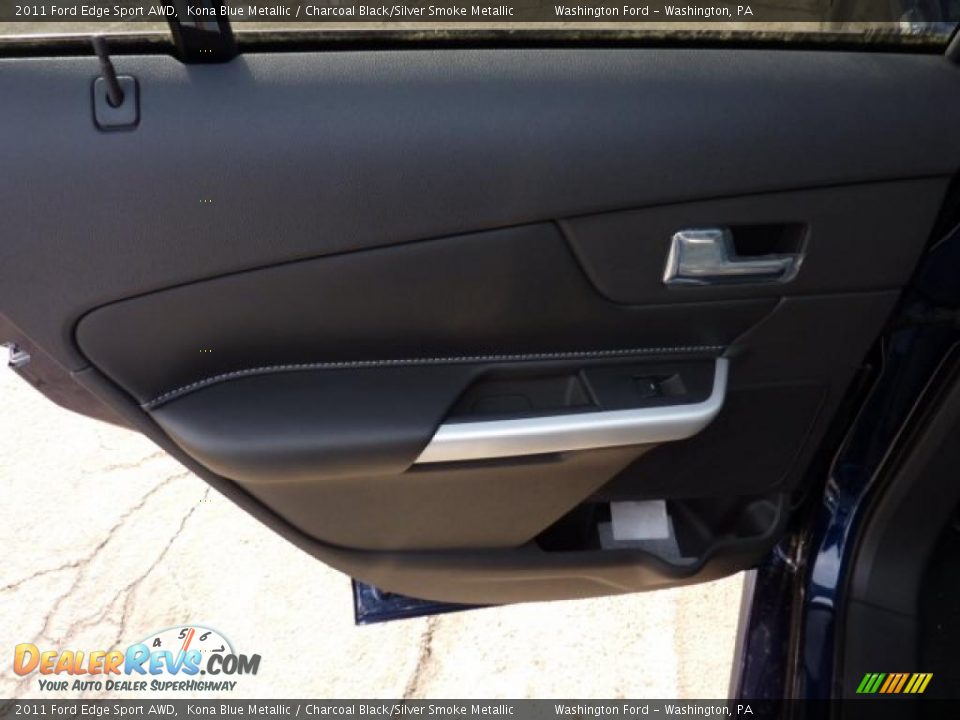 2011 Ford Edge Sport AWD Kona Blue Metallic / Charcoal Black/Silver Smoke Metallic Photo #13