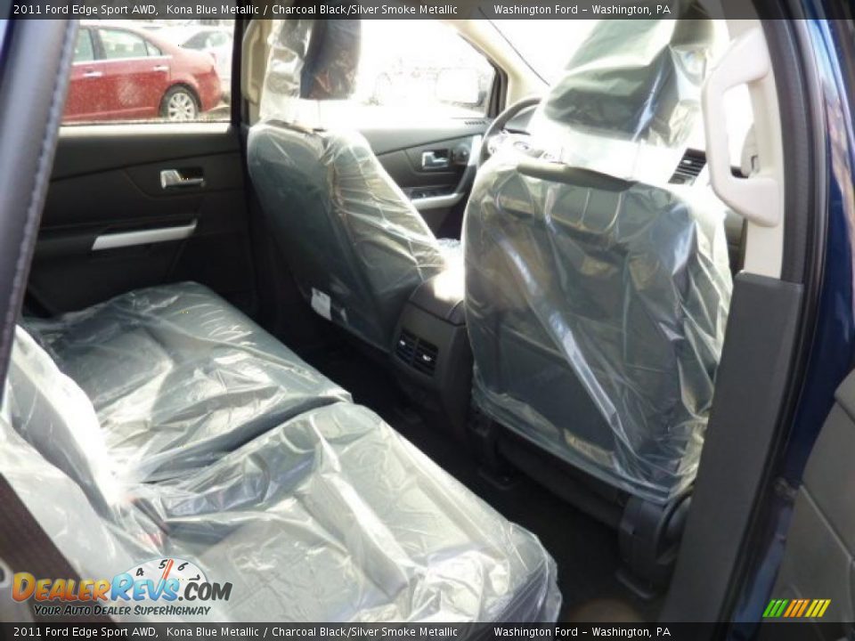 2011 Ford Edge Sport AWD Kona Blue Metallic / Charcoal Black/Silver Smoke Metallic Photo #14
