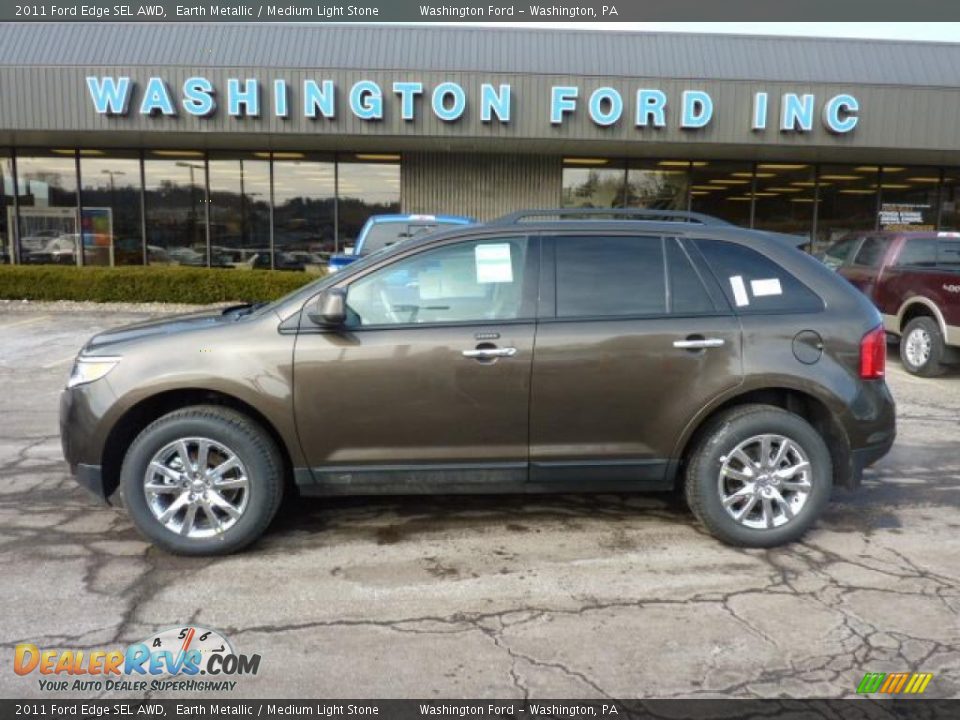 2011 Ford Edge SEL AWD Earth Metallic / Medium Light Stone Photo #1
