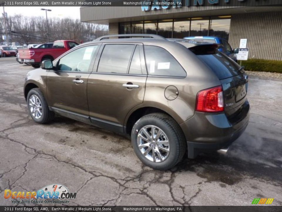 2011 Ford Edge SEL AWD Earth Metallic / Medium Light Stone Photo #2