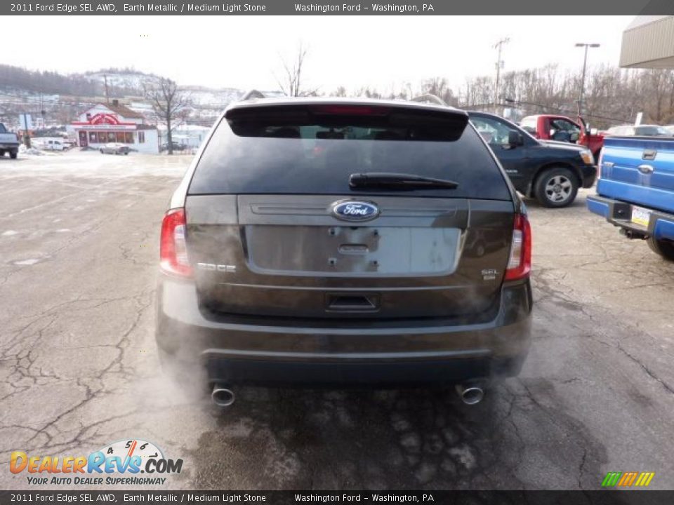 2011 Ford Edge SEL AWD Earth Metallic / Medium Light Stone Photo #3