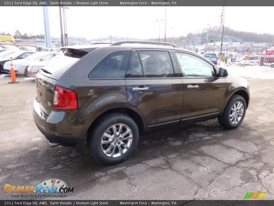 Earth Metallic 2011 Ford Edge SEL AWD Photo #4