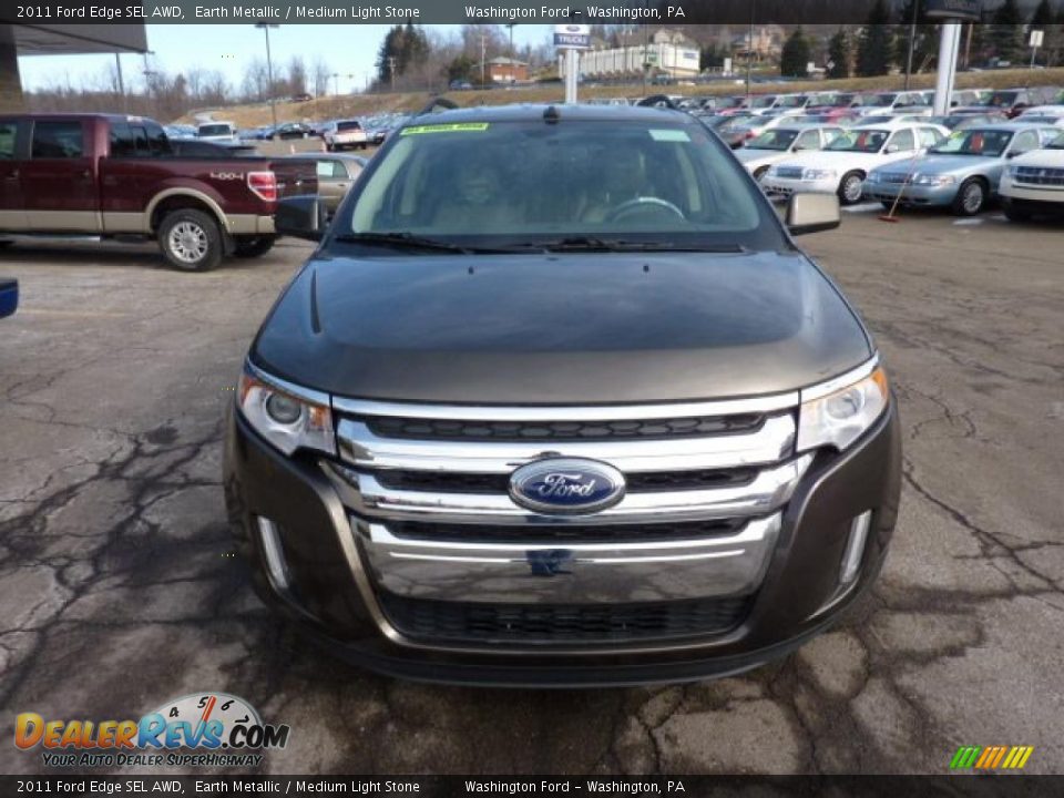 2011 Ford Edge SEL AWD Earth Metallic / Medium Light Stone Photo #6