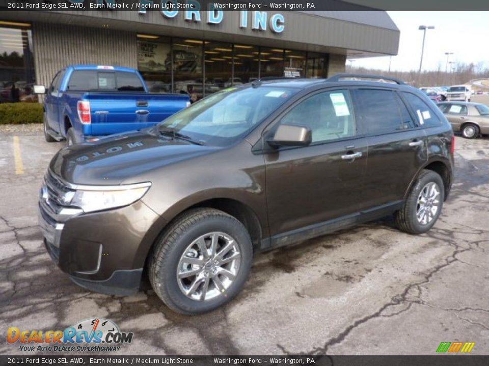 Front 3/4 View of 2011 Ford Edge SEL AWD Photo #7