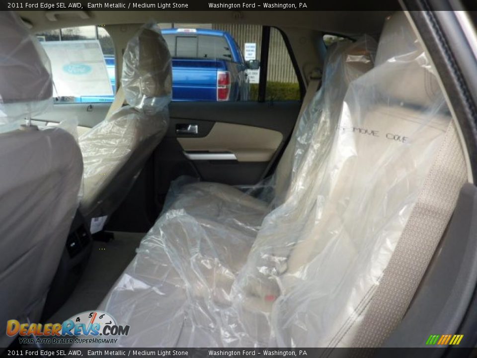 2011 Ford Edge SEL AWD Earth Metallic / Medium Light Stone Photo #13