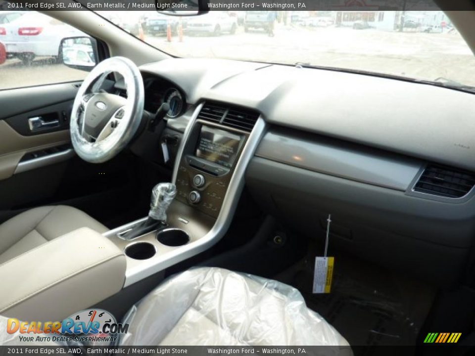 2011 Ford Edge SEL AWD Earth Metallic / Medium Light Stone Photo #15