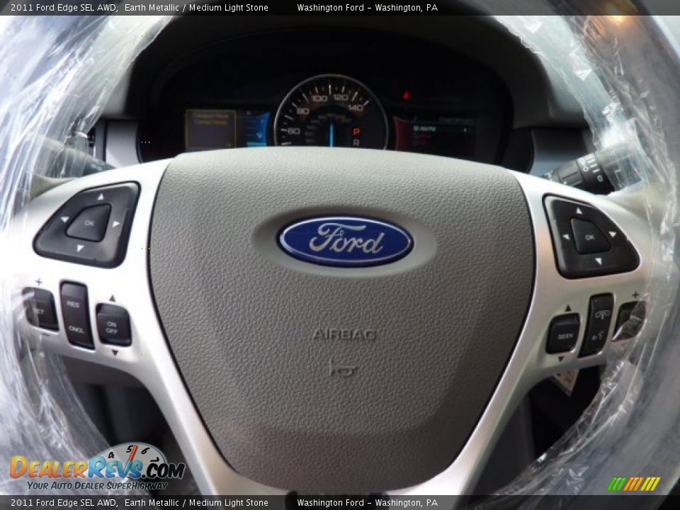 2011 Ford Edge SEL AWD Earth Metallic / Medium Light Stone Photo #19