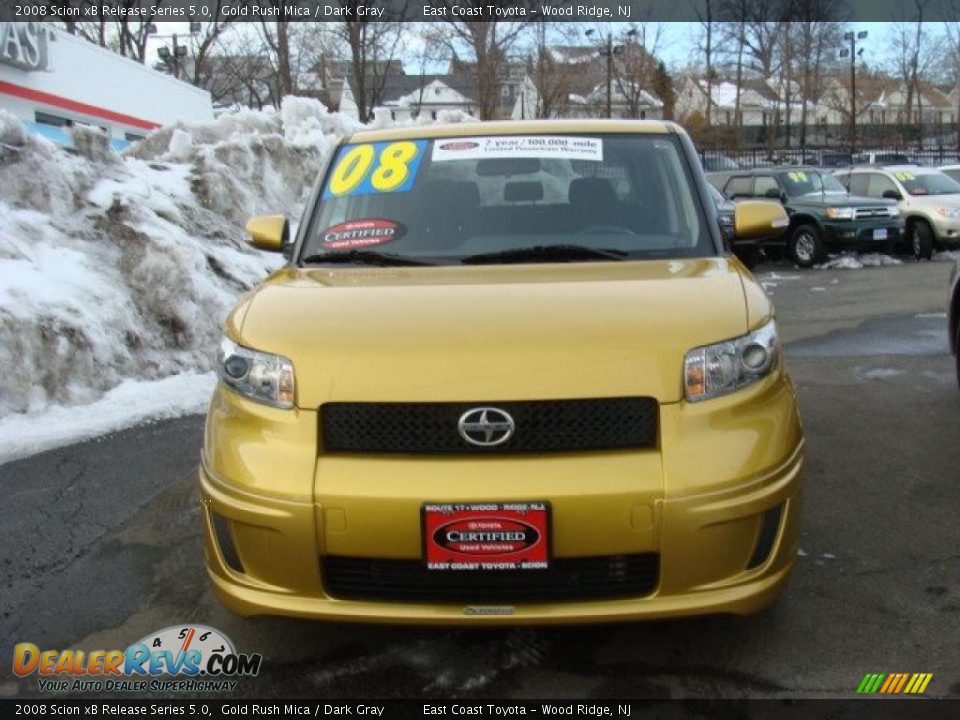 2008 Scion xB Release Series 5.0 Gold Rush Mica / Dark Gray Photo #2