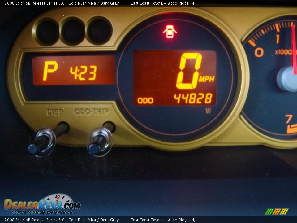 2008 Scion xB Release Series 5.0 Gold Rush Mica / Dark Gray Photo #9