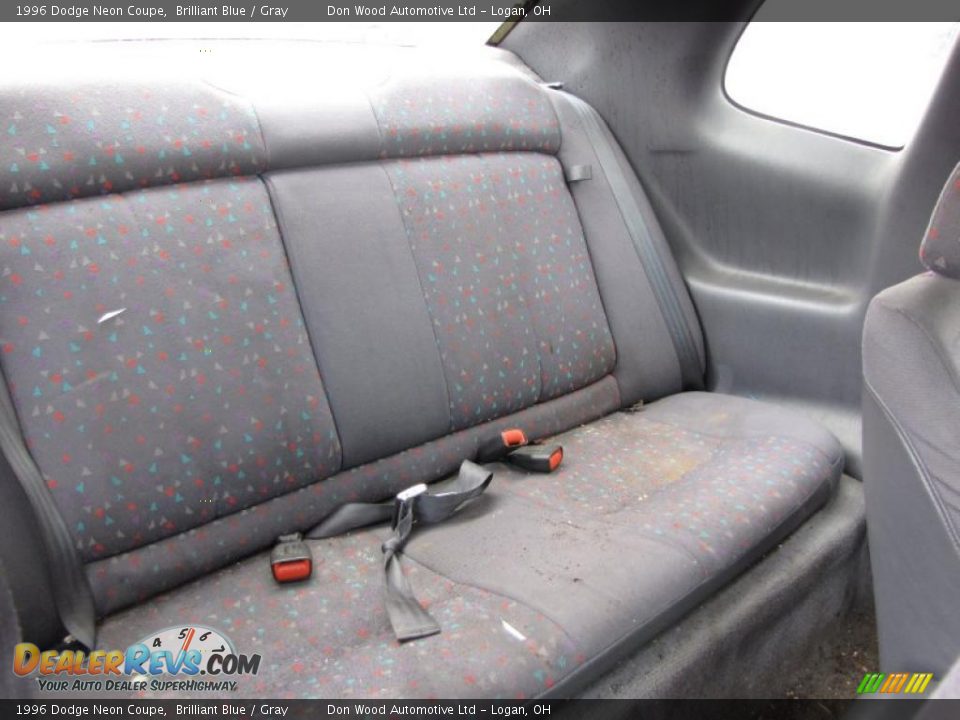 1996 Dodge Neon Coupe Brilliant Blue / Gray Photo #3