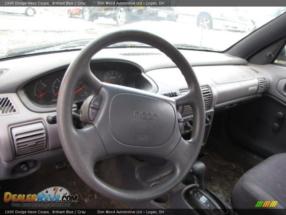1996 Dodge Neon Coupe Brilliant Blue / Gray Photo #4