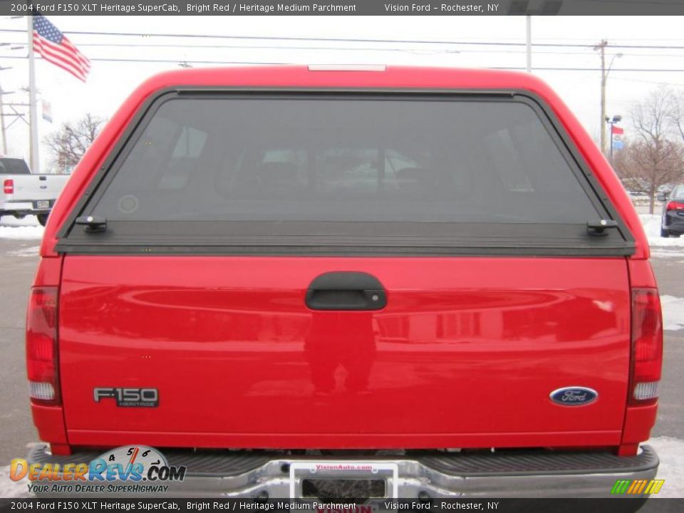 2004 Ford F150 XLT Heritage SuperCab Bright Red / Heritage Medium Parchment Photo #12