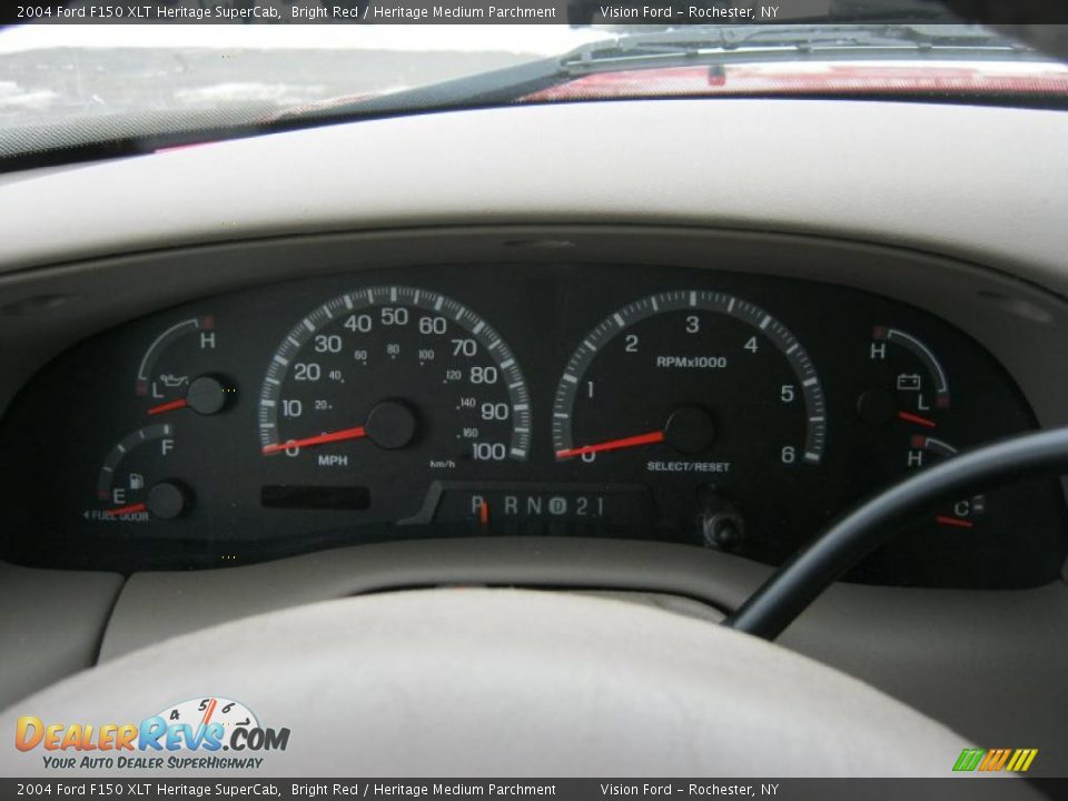 2004 Ford F150 XLT Heritage SuperCab Gauges Photo #23