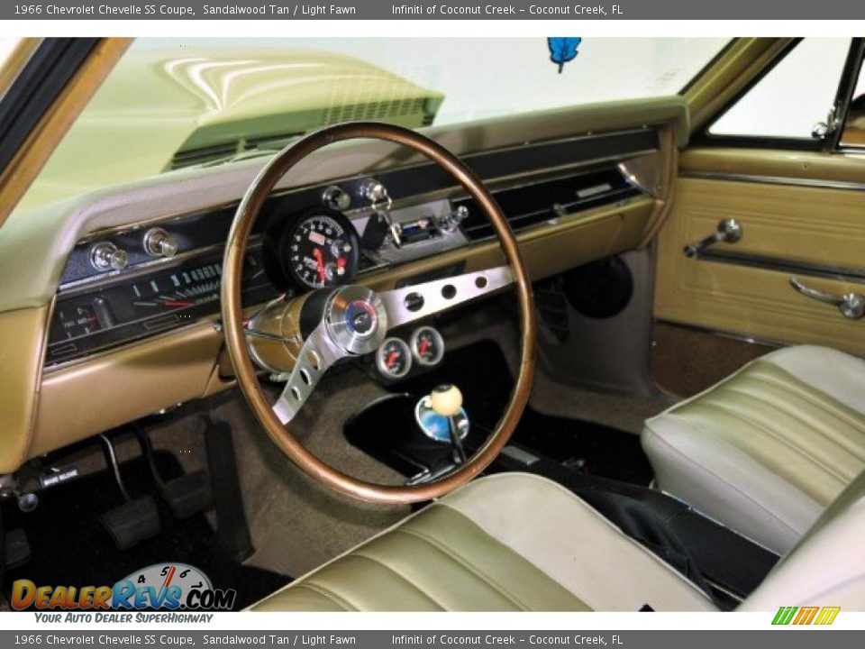 Light Fawn Interior - 1966 Chevrolet Chevelle SS Coupe Photo #6