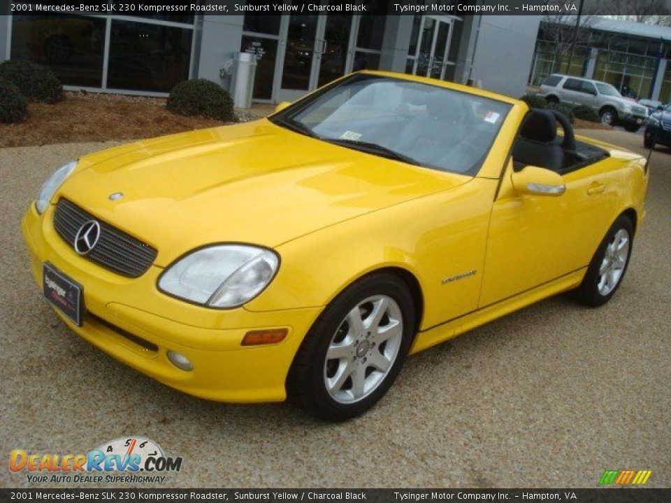 Mercedes slk 230 yellow #1