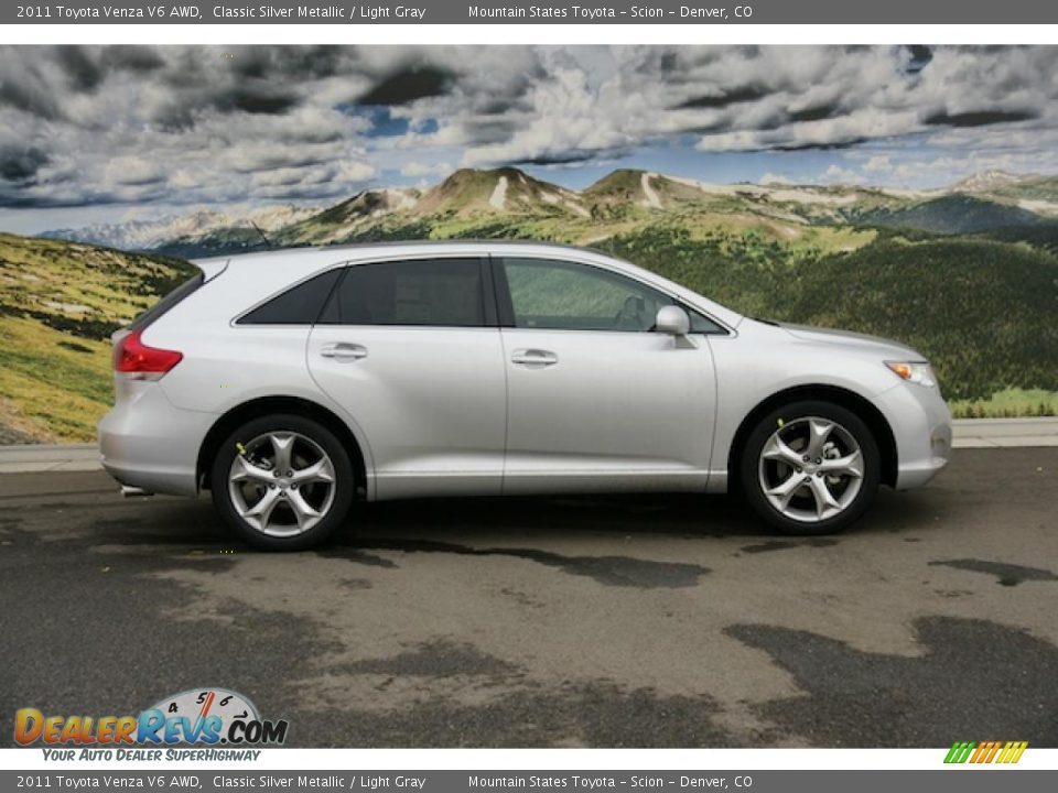 Classic Silver Metallic 2011 Toyota Venza V6 AWD Photo #2